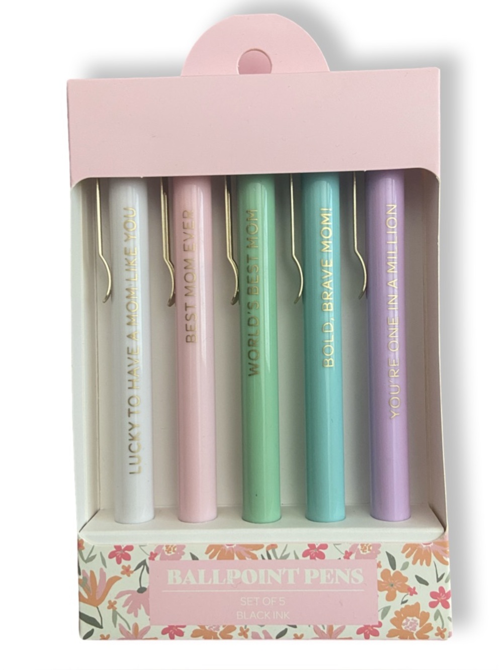 5 Ballpoint Pens - Mom sayings on each